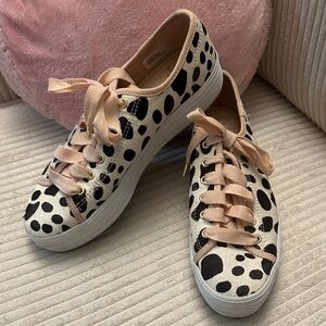 EUC Kate Spade Cow Print Sneakers/Tennis Shoes
